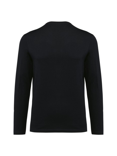 KARIBAN T-shirt Supima® col V manches longues homme /api/colors/b9fdad4a-5e94-45cb-8c03-c08b349b28c3 personnalisable