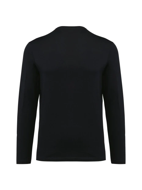KARIBAN T-shirt Supima® col V manches longues homme /api/colors/b9fdad4a-5e94-45cb-8c03-c08b349b28c3 personnalisable