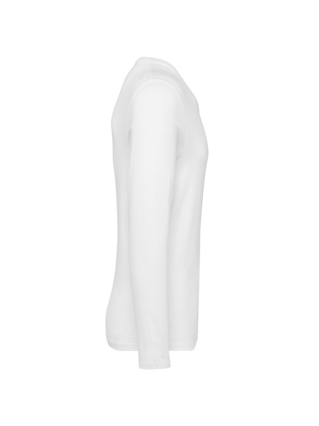 KARIBAN T-shirt Supima® col V manches longues homme /api/colors/7a92cd2d-10d2-40b4-928b-296bb7487506 personnalisable