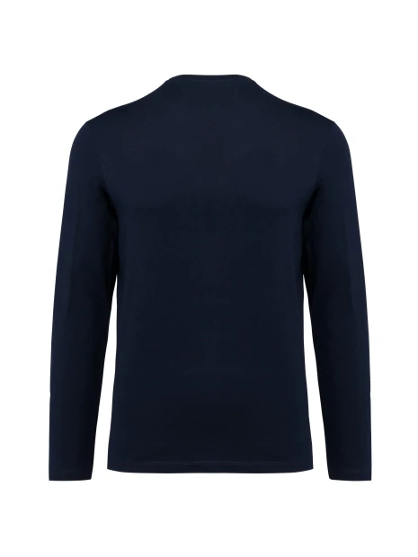 KARIBAN T-shirt Supima® col V manches longues homme /api/colors/058f028c-f565-4146-9cba-11f5b0ade7a7 personnalisable