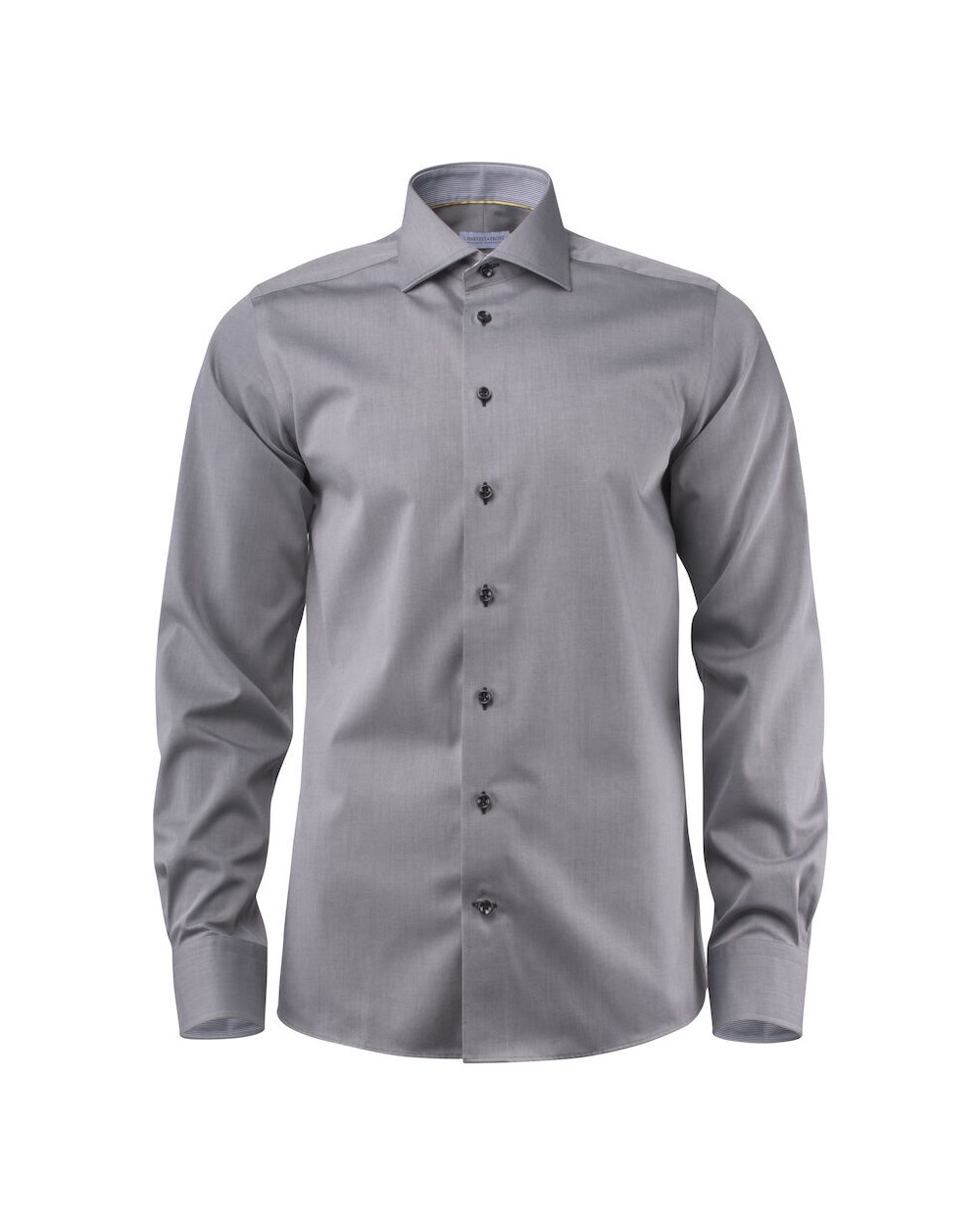 Hemden J. HARVEST & FROST Yellow Bow 51 YB51 Twill Hemd Regular Fit Heren voor bedrukking &amp; borduring