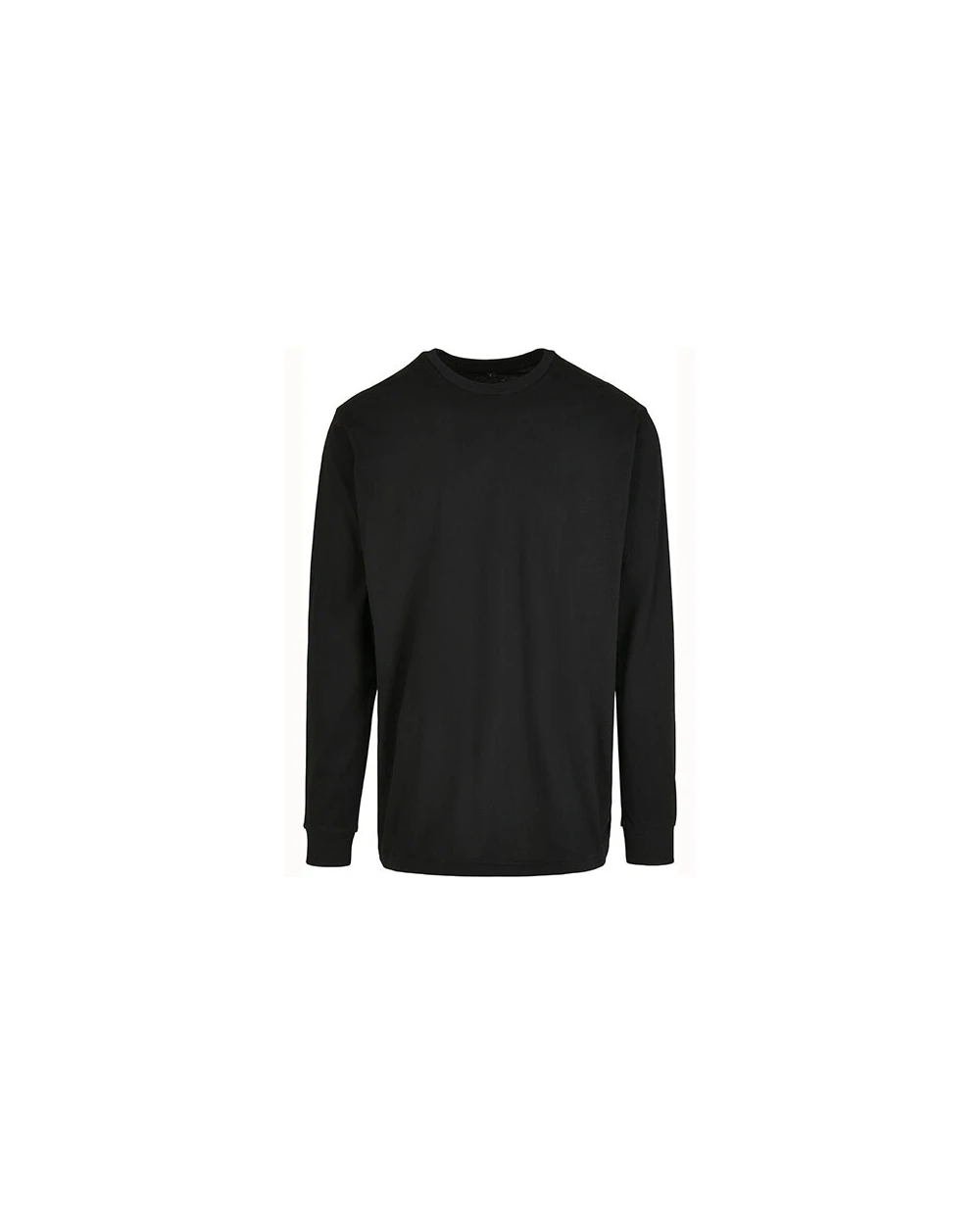 T-shirts BUILD YOUR BRAND Organic Long Sleeve With Cuffrib voor bedrukking &amp; borduring