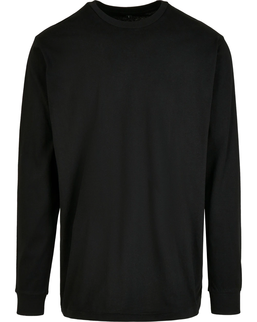 T-shirts BUILD YOUR BRAND Organic Long Sleeve With Cuffrib voor bedrukking &amp; borduring