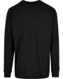 T-shirts BUILD YOUR BRAND Organic Long Sleeve With Cuffrib voor bedrukking &amp; borduring