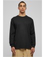 T-shirts BUILD YOUR BRAND Organic Long Sleeve With Cuffrib voor bedrukking &amp; borduring