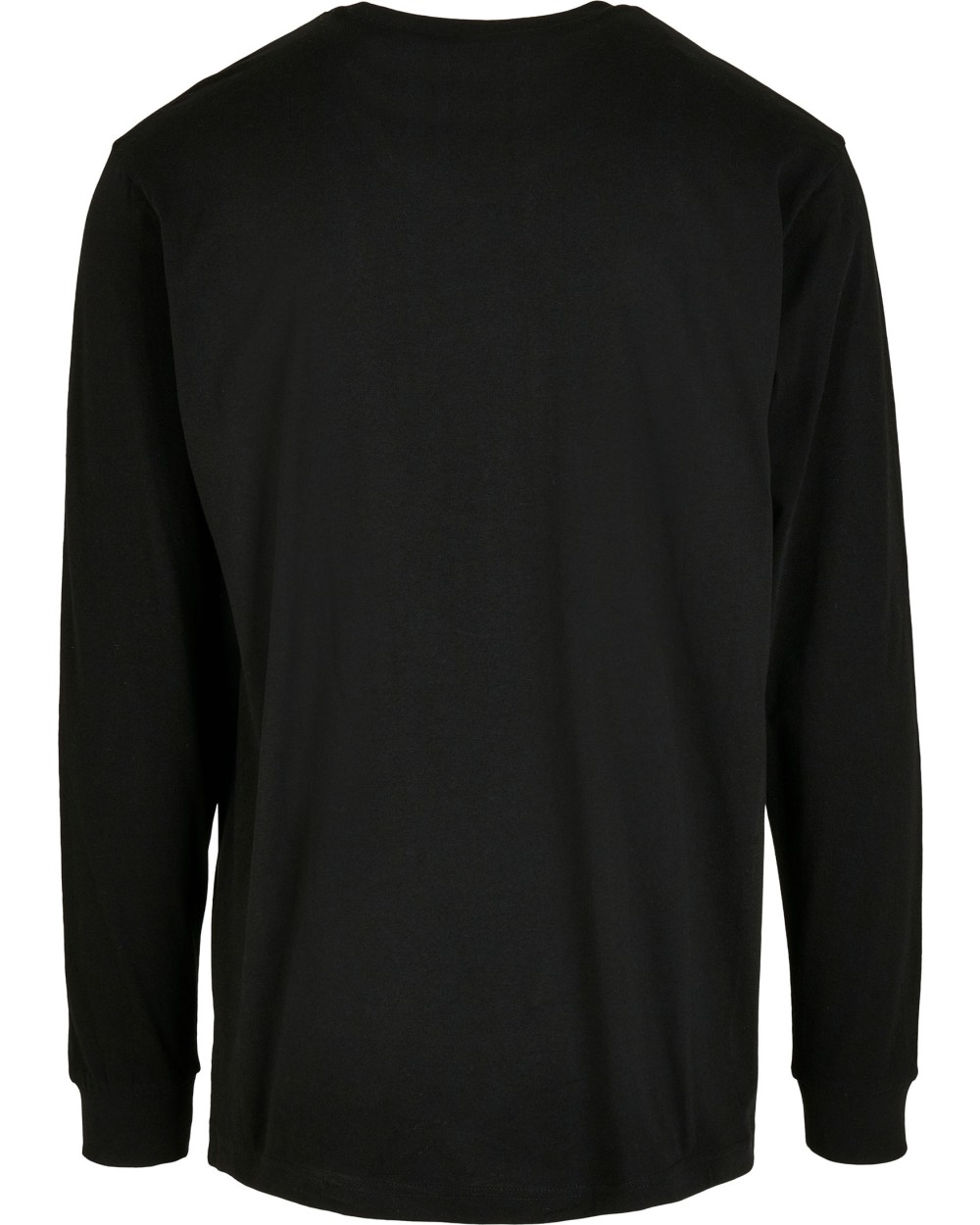 T-shirts BUILD YOUR BRAND Organic Long Sleeve With Cuffrib voor bedrukking &amp; borduring