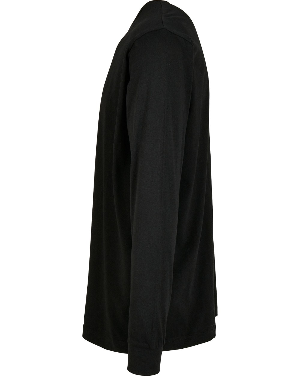 T-shirts BUILD YOUR BRAND Organic Long Sleeve With Cuffrib voor bedrukking &amp; borduring