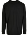 T-shirts BUILD YOUR BRAND Organic Long Sleeve With Cuffrib voor bedrukking &amp; borduring