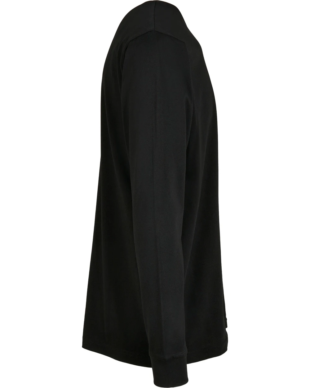 T-shirts BUILD YOUR BRAND Organic Long Sleeve With Cuffrib voor bedrukking &amp; borduring