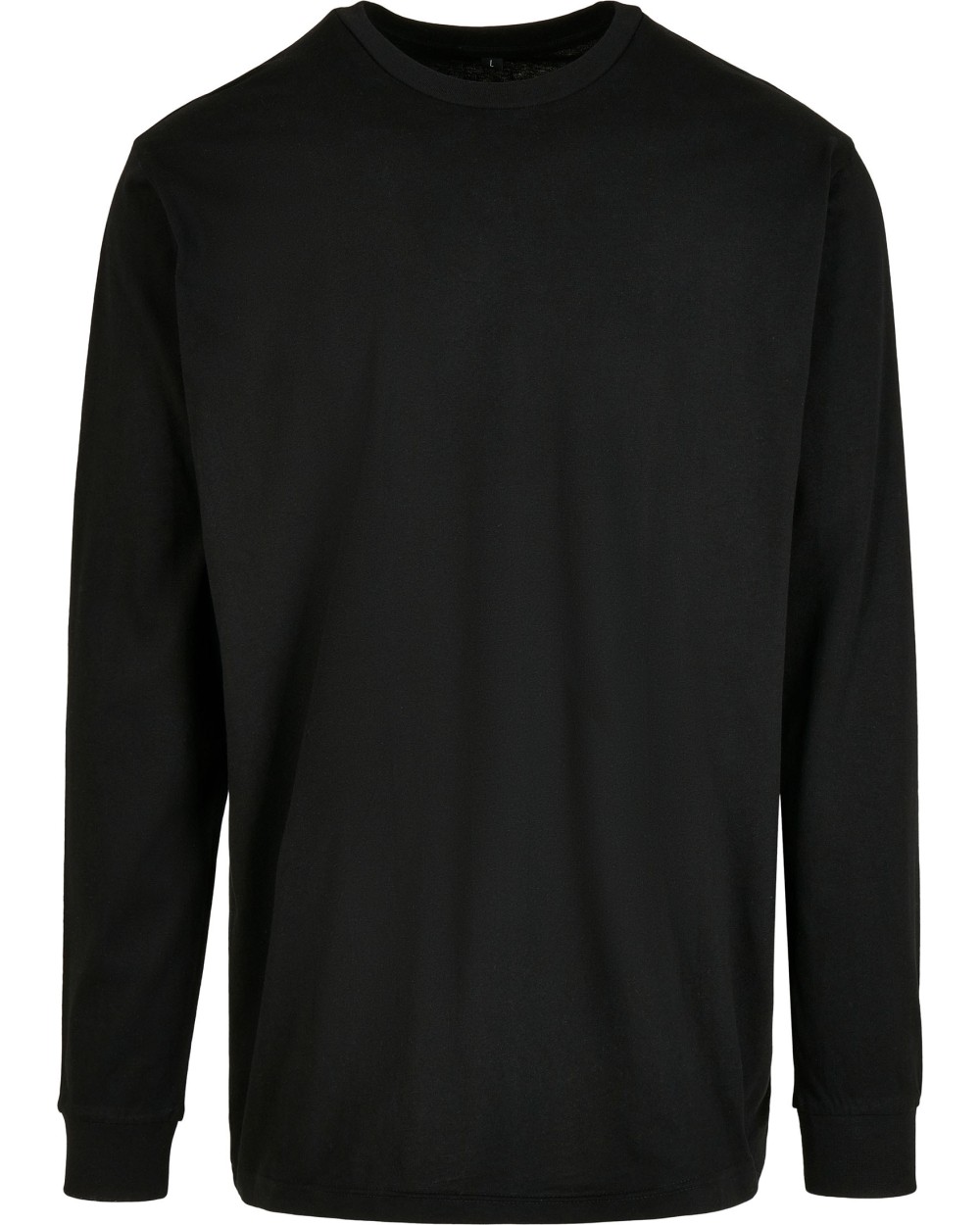 T-shirts BUILD YOUR BRAND Organic Long Sleeve With Cuffrib voor bedrukking &amp; borduring