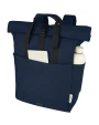 4DO Joey 15" GRS Rolltop Laptoprucksack aus recyceltem Canvas 15 L Taschen personalisierbar