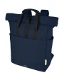 4DO Joey 15" GRS Rolltop Laptoprucksack aus recyceltem Canvas 15 L Taschen personalisierbar