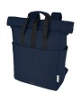 4DO Joey 15" GRS Rolltop Laptoprucksack aus recyceltem Canvas 15 L Taschen personalisierbar