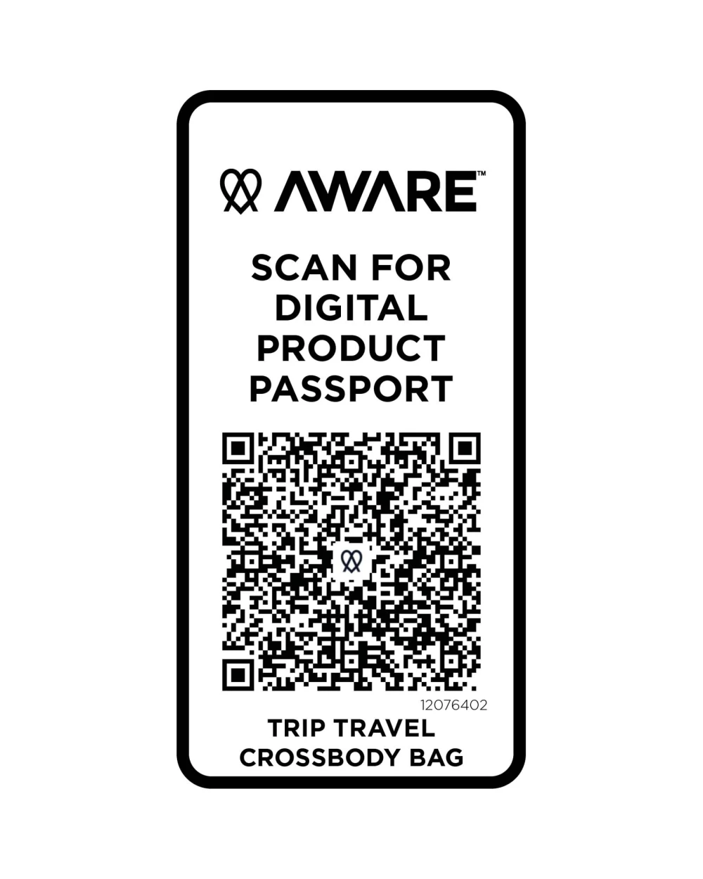 Sacs & Bagagerie personnalisable 4DO Sac bandoulière de voyage Trip Aware™ de 1 L en matériaux recyclés