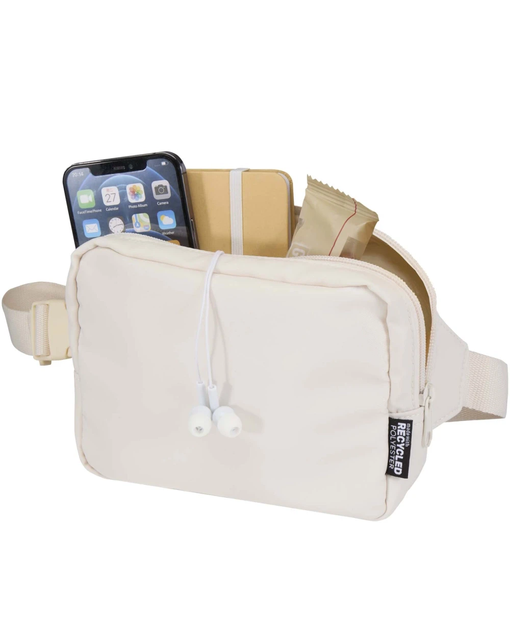 4DO Trip Aware™ Recycelte Reisetasche mit Schultergurt 1 L Taschen personalisierbar