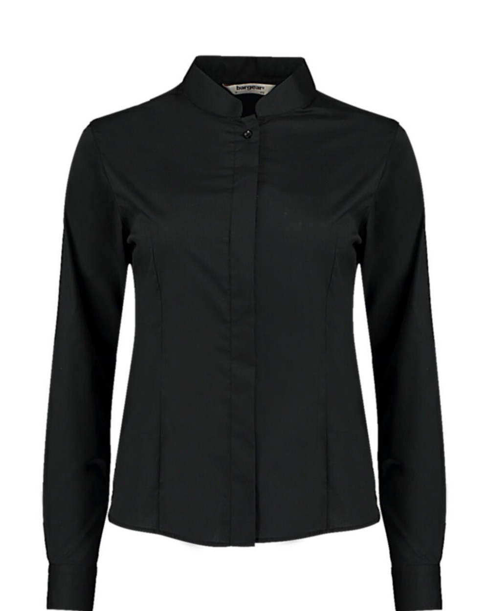 Chemises personnalisable KUSTOM KIT Women's Tailored Fit Mandarin Collar Shirt