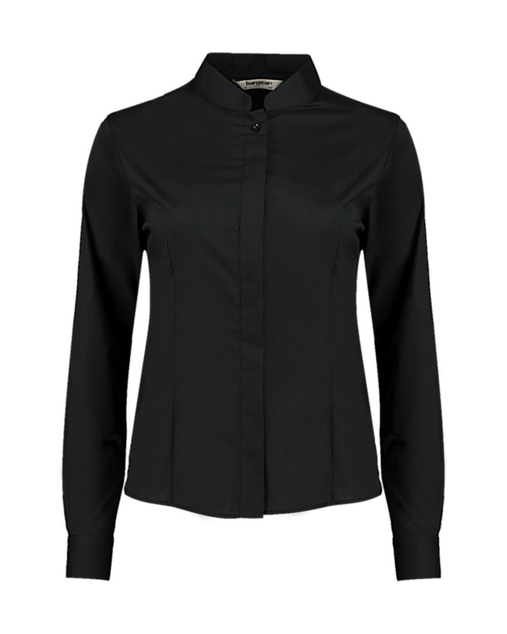 Chemises personnalisable KUSTOM KIT Women's Tailored Fit Mandarin Collar Shirt