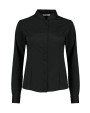 Chemises personnalisable KUSTOM KIT Women's Tailored Fit Mandarin Collar Shirt