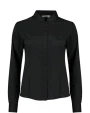 Chemises personnalisable KUSTOM KIT Women's Tailored Fit Mandarin Collar Shirt