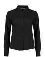 KUSTOM KIT Women's Tailored Fit Mandarin Collar Shirt Hemden personalisierbar