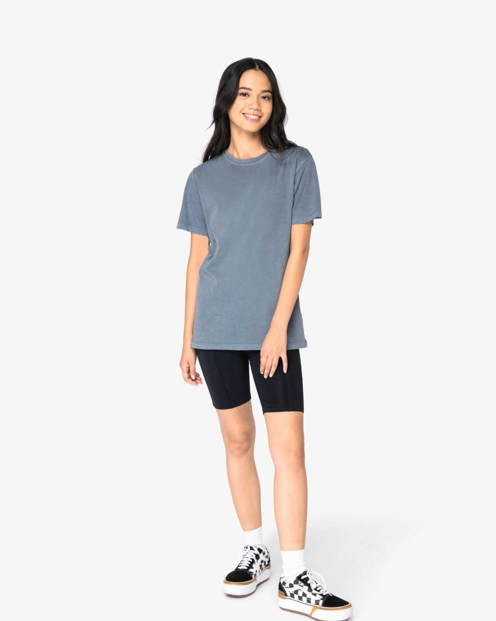 NATIVE SPIRIT Ausgewaschenes Damen-T-Shirt T-Shirts personalisierbar