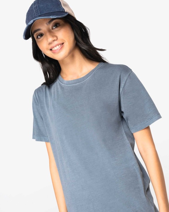 NATIVE SPIRIT Ausgewaschenes Damen-T-Shirt T-Shirts personalisierbar