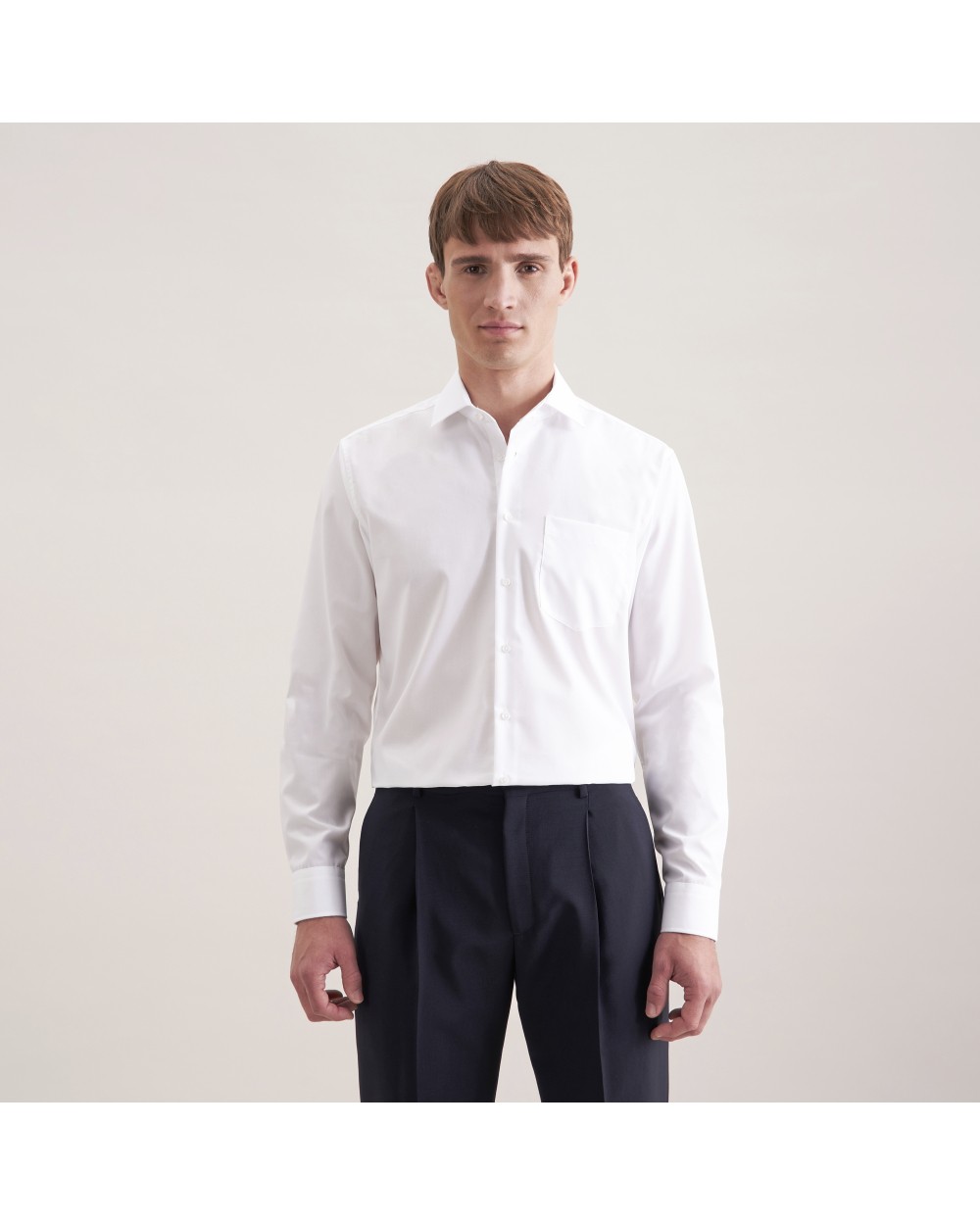 Chemises personnalisable SEIDENSTICKER Men´s Shirt Regular Fit Extra Longsleeve