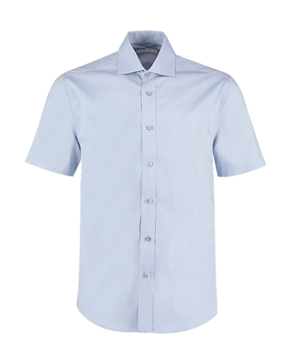 Hemden KUSTOM KIT Classic Fit Premium Cutaway Oxford Shirt SSL voor bedrukking &amp; borduring