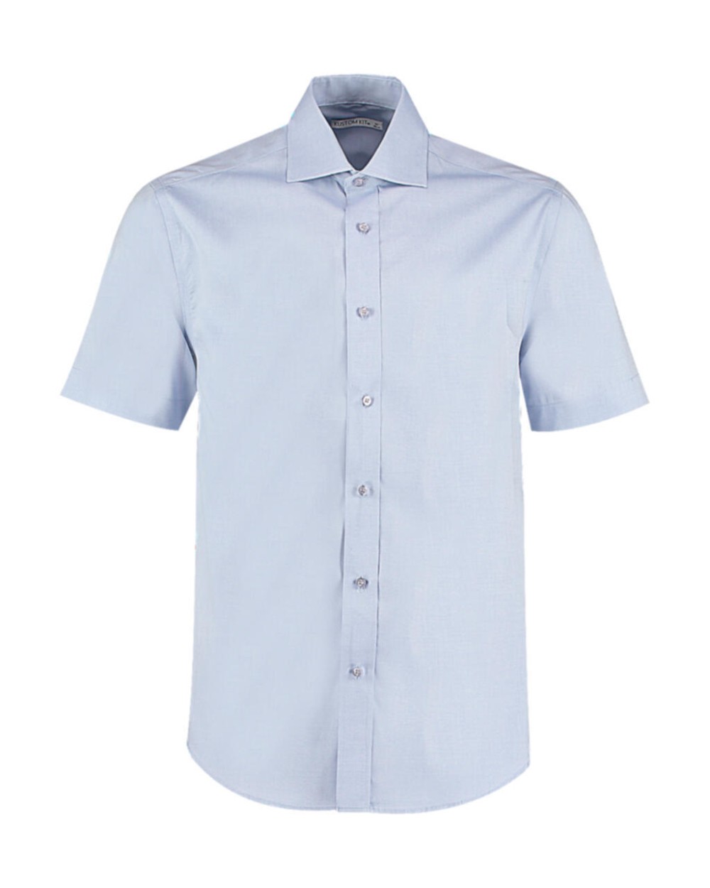 Hemden KUSTOM KIT Classic Fit Premium Cutaway Oxford Shirt SSL voor bedrukking &amp; borduring
