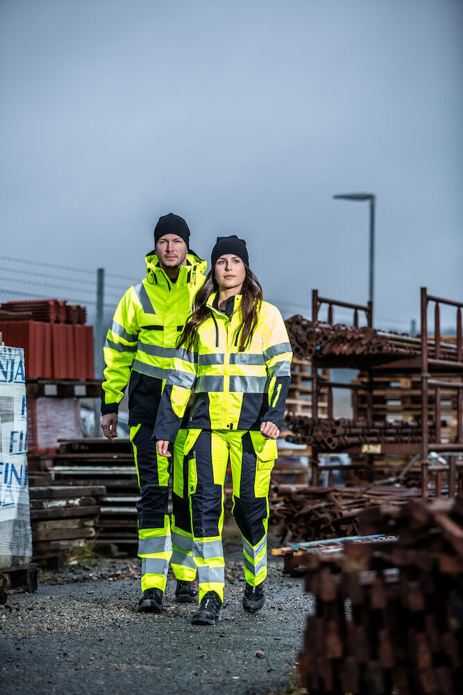 Pantalons personnalisable PROJOB 6519 PANTALON POLYCOTON FEMME - EN ISO 20471 CLASSE 2