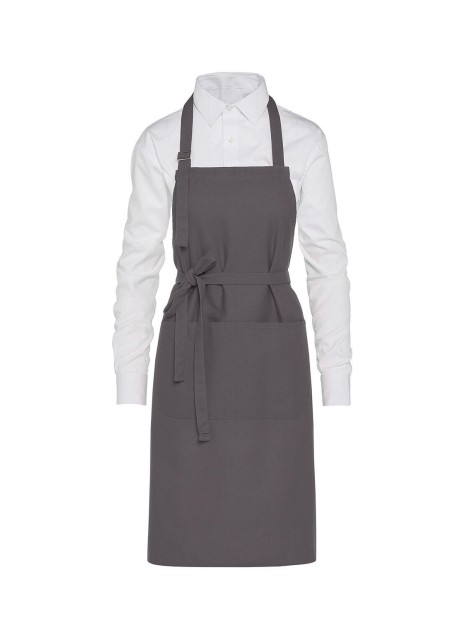 SG CLOTHING LISBON - Cotton Heavyweight Bib Apron with Pocket /api/colors/f07121ee-2ff0-449a-ab59-79be9a11aa30 personnalisable