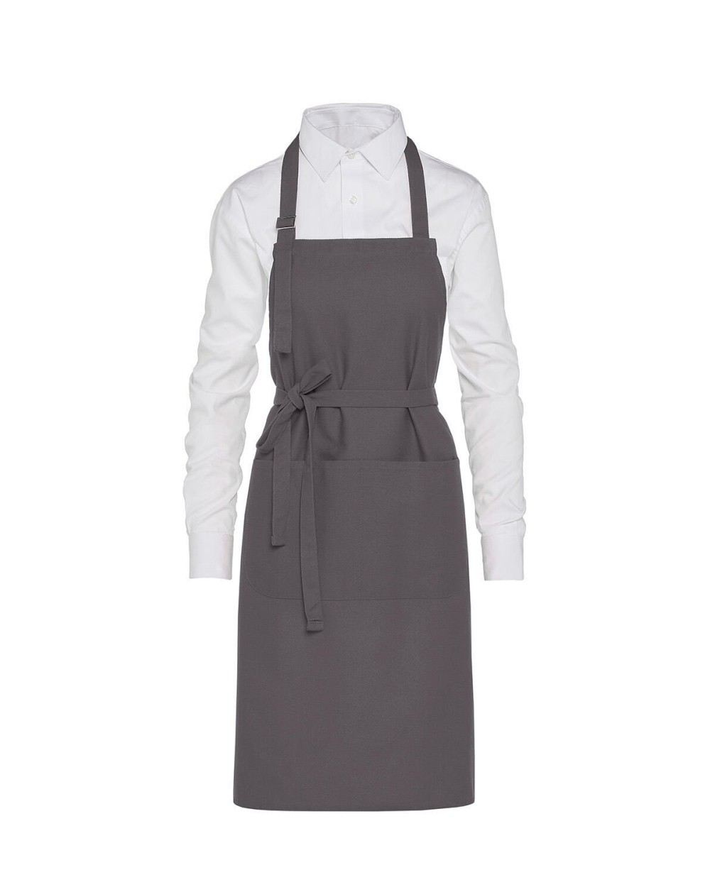 Schorten  LISBON - Cotton Heavyweight Bib Apron with Pocket voor bedrukking &amp; borduring