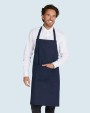 Schorten  LISBON - Cotton Heavyweight Bib Apron with Pocket voor bedrukking &amp; borduring