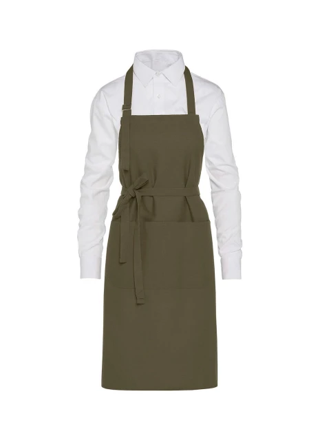 SG CLOTHING LISBON - Cotton Heavyweight Bib Apron with Pocket /api/colors/fdddca6f-398d-4e63-8ae9-29e568f5cfd2 personnalisable