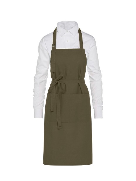 SG CLOTHING LISBON - Cotton Heavyweight Bib Apron with Pocket /api/colors/fdddca6f-398d-4e63-8ae9-29e568f5cfd2 personnalisable