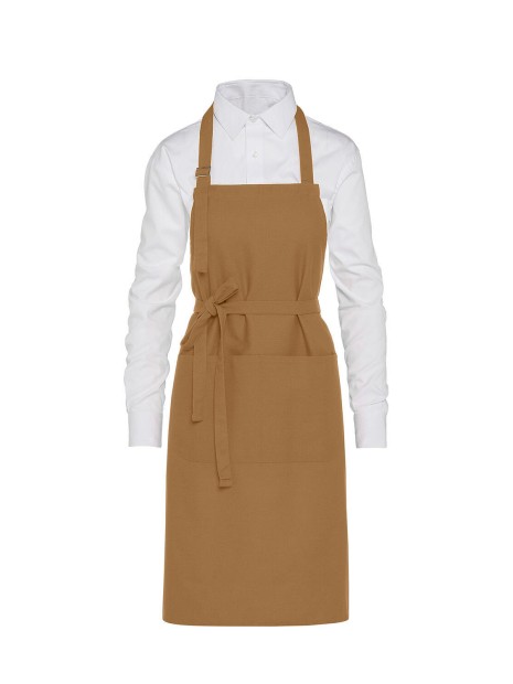 SG CLOTHING LISBON - Cotton Heavyweight Bib Apron with Pocket /api/colors/8b7408cb-0a31-4cc8-a629-1c897f6164ff personnalisable