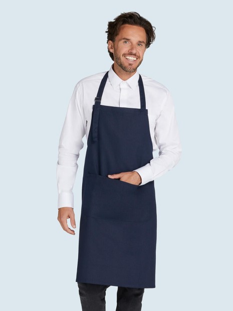 Tabliers à personnaliser SG CLOTHING LISBON - Cotton Heavyweight Bib Apron with Pocket 