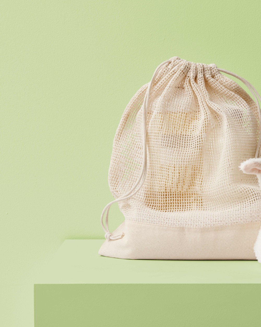 NUTSHELL Cotton mesh bag Taschen personalisierbar