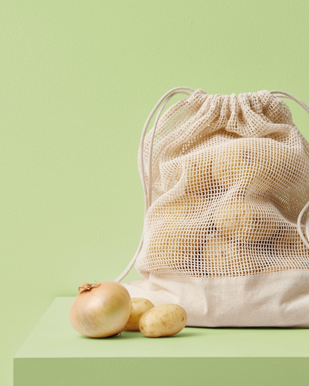 NUTSHELL Cotton mesh bag Taschen personalisierbar