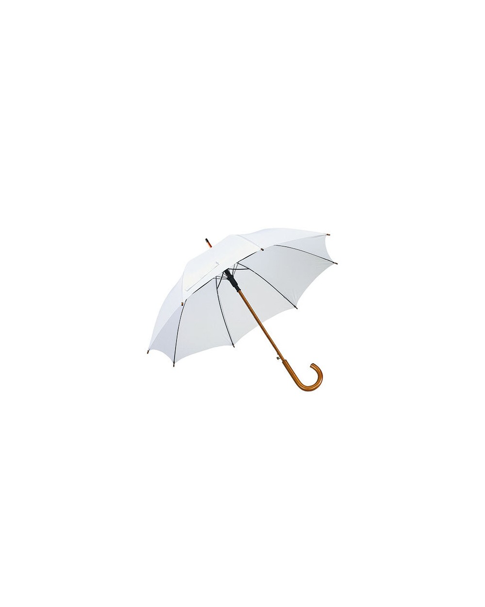 PRINTWEAR Automatic Umbrella With Wooden Handle Tango Regenschirme personalisierbar