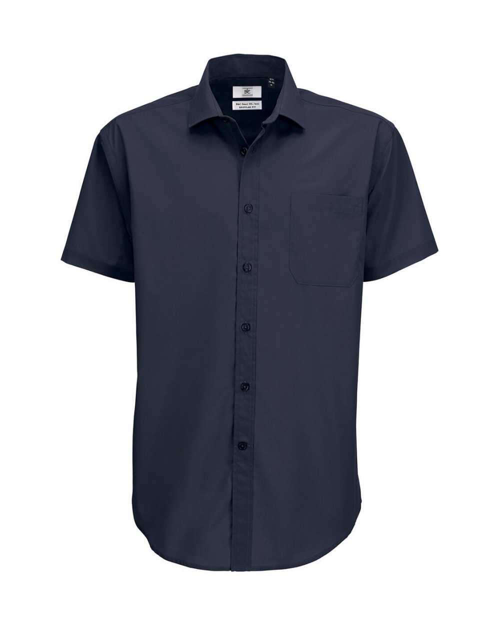 Hemden B&C Smart SSL/men Poplin Shirt voor bedrukking &amp; borduring