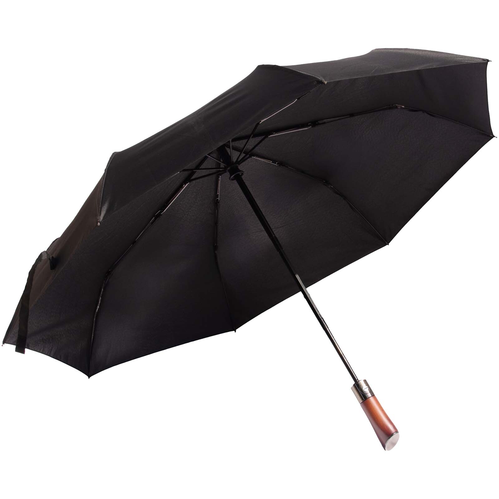 Paraplu's SCX.DESIGN SCX.design R03 houten automatische open/dicht opvouwbare paraplu voor bedrukking &amp; borduring