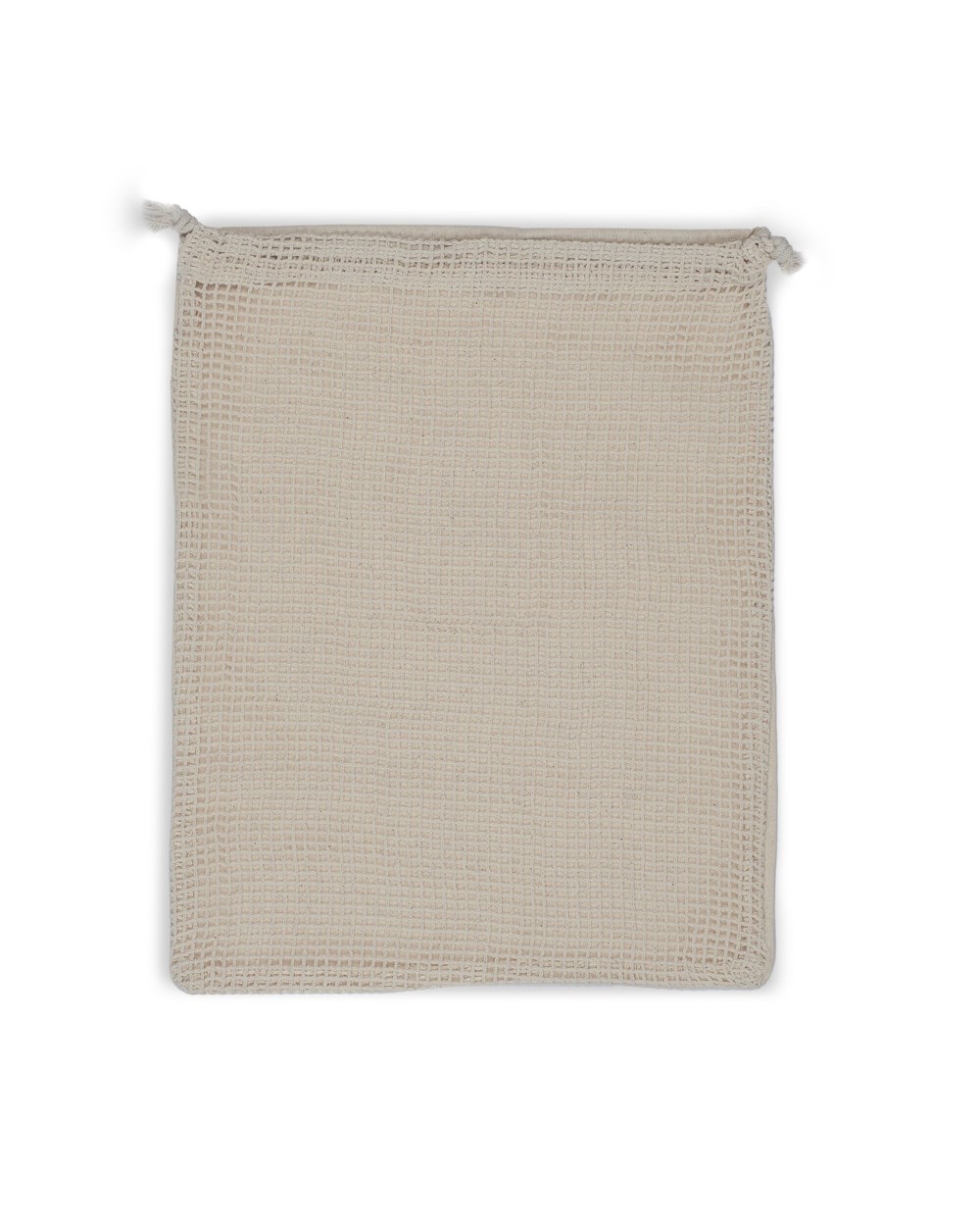 Tassen & Zakken 4DO Herbruikbaar groente & fruit zakje OEKO-TEX® katoen ecru 25x30cm voor bedrukking &amp; borduring