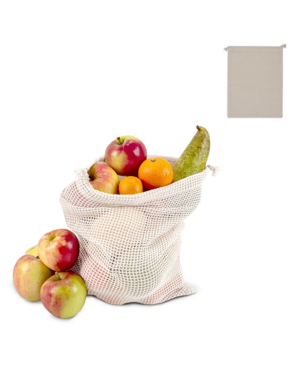 4DO Wiederverwendbare Lebensmitteltasche OEKO-TEX® Baumwolle 25x30cm Taschen personalisierbar