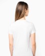 T-shirts KARIBAN Dames-t-shirt Supima® V-hals korte mouwen voor bedrukking &amp; borduring