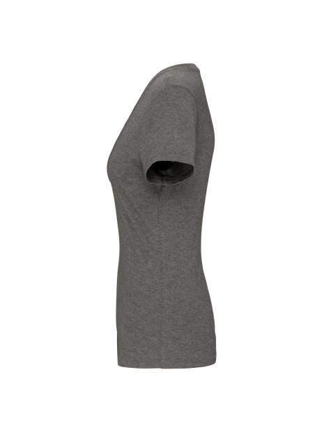 KARIBAN T-shirt Supima® col V manches courtes femme /api/colors/5fcefcdd-901a-471b-86f6-fd6b6c59cd10 personnalisable