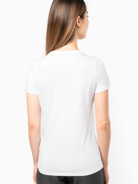 T-Shirts à personnaliser KARIBAN T-shirt Supima® col V manches courtes femme 