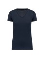 KARIBAN T-shirt Supima® col V manches courtes femme /api/colors/b68891a9-1d28-4f7a-8deb-775c45027afd personnalisable