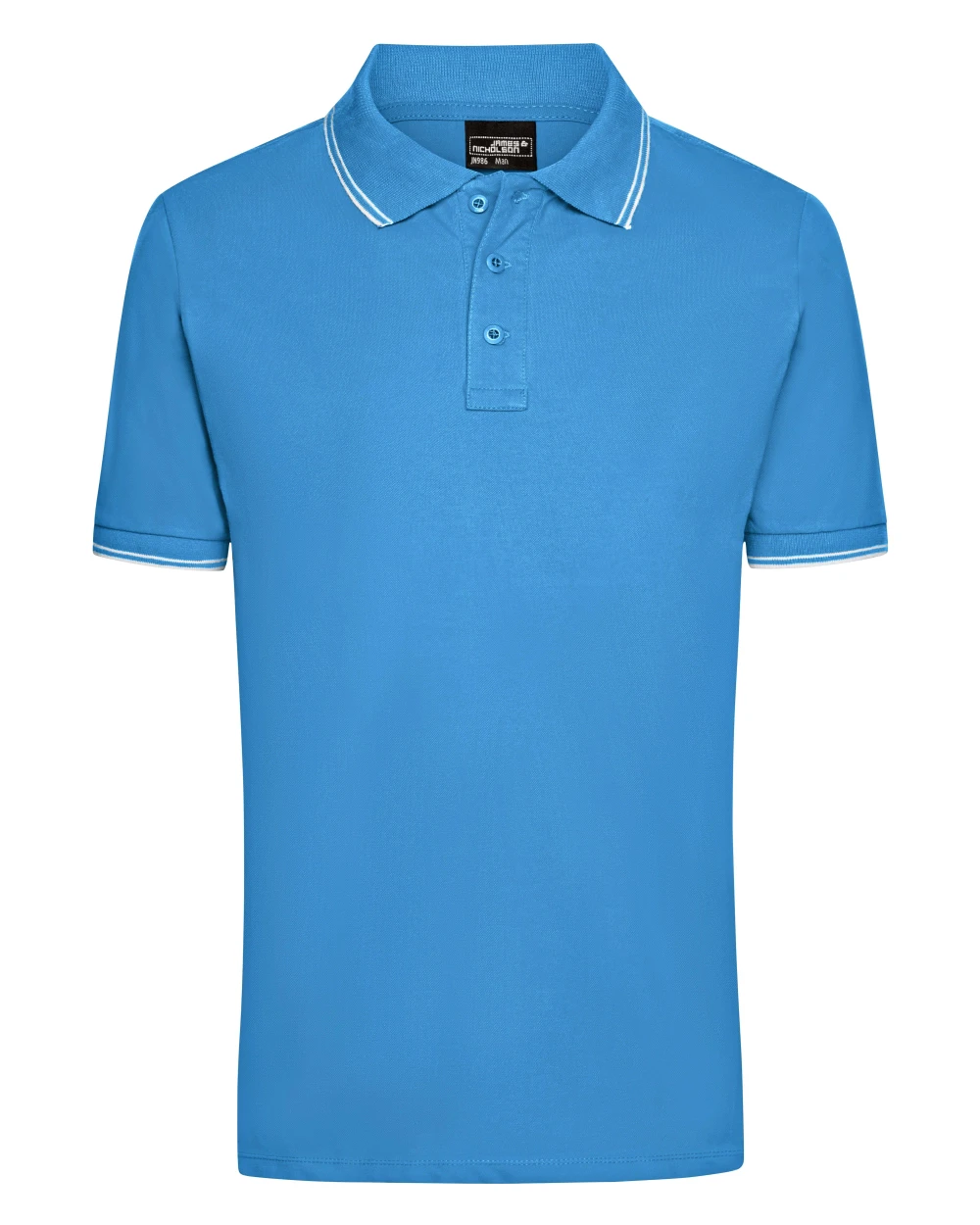 Polo's JAMES & NICHOLSON Men`s Polo voor bedrukking &amp; borduring
