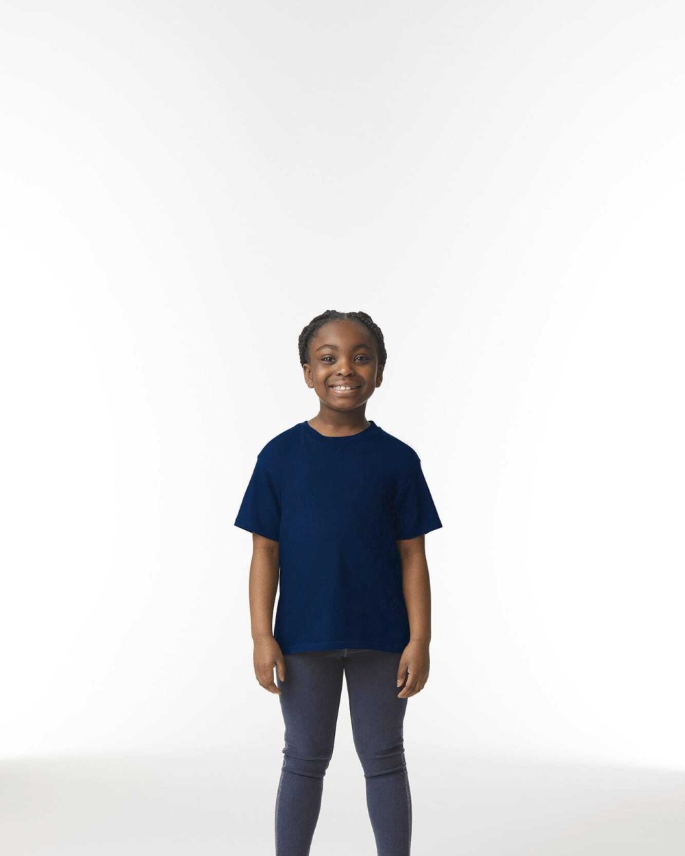 T-shirts GILDAN Softstyle Euro Fit Kinder T-shirt voor bedrukking &amp; borduring